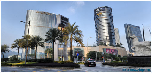 Казино City of Dreams в административном районе Макао. Одно из самых дорогих и роскошных казино в Мире. Известно в первую очередь своим шоу \\